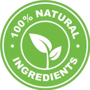100% natural ingredients seal